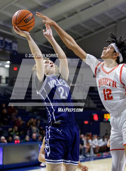 Thumbnail 3 in Michigan City vs. Fort Wayne North Side (PSM Holiday Shootout) photogallery.