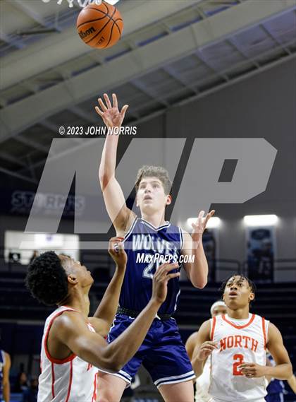 Thumbnail 1 in Michigan City vs. Fort Wayne North Side (PSM Holiday Shootout) photogallery.