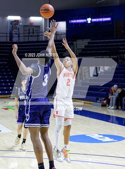 Thumbnail 3 in Michigan City vs. Fort Wayne North Side (PSM Holiday Shootout) photogallery.