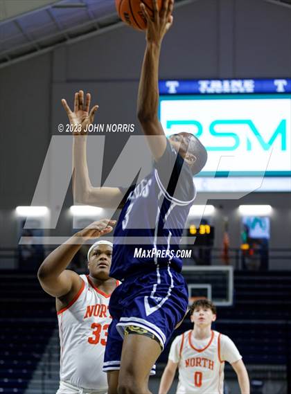 Thumbnail 2 in Michigan City vs. Fort Wayne North Side (PSM Holiday Shootout) photogallery.