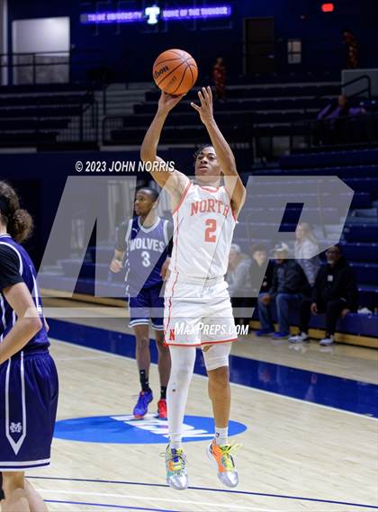 Thumbnail 3 in Michigan City vs. Fort Wayne North Side (PSM Holiday Shootout) photogallery.