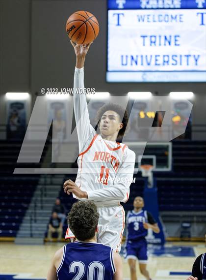 Thumbnail 1 in Michigan City vs. Fort Wayne North Side (PSM Holiday Shootout) photogallery.