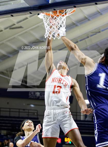 Thumbnail 1 in Michigan City vs. Fort Wayne North Side (PSM Holiday Shootout) photogallery.