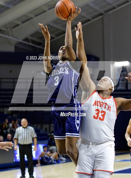 Thumbnail 2 in Michigan City vs. Fort Wayne North Side (PSM Holiday Shootout) photogallery.