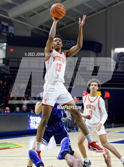 Thumbnail 3 in Michigan City vs. Fort Wayne North Side (PSM Holiday Shootout) photogallery.