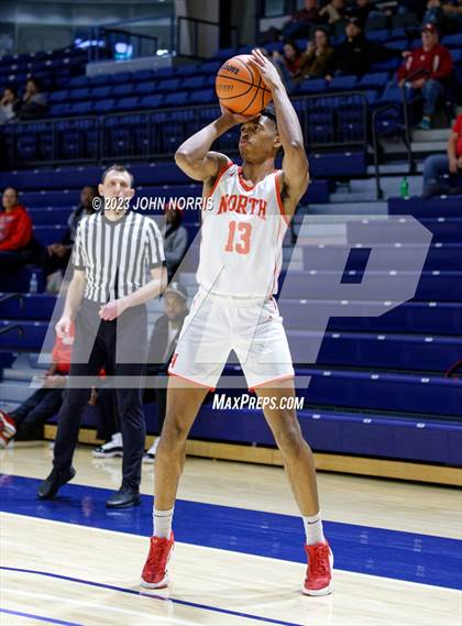 Thumbnail 3 in Michigan City vs. Fort Wayne North Side (PSM Holiday Shootout) photogallery.