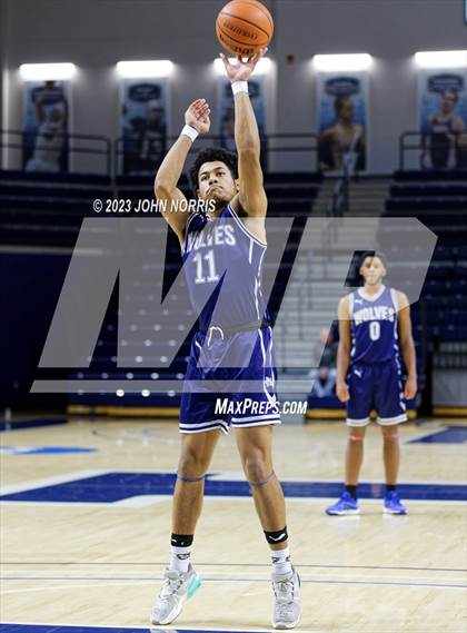 Thumbnail 3 in Michigan City vs. Fort Wayne North Side (PSM Holiday Shootout) photogallery.