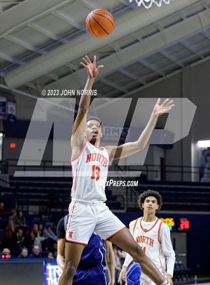Thumbnail 1 in Michigan City vs. Fort Wayne North Side (PSM Holiday Shootout) photogallery.