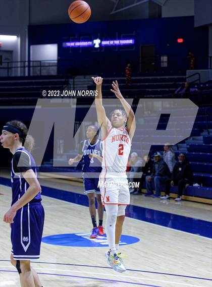 Thumbnail 1 in Michigan City vs. Fort Wayne North Side (PSM Holiday Shootout) photogallery.