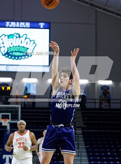 Thumbnail 1 in Michigan City vs. Fort Wayne North Side (PSM Holiday Shootout) photogallery.