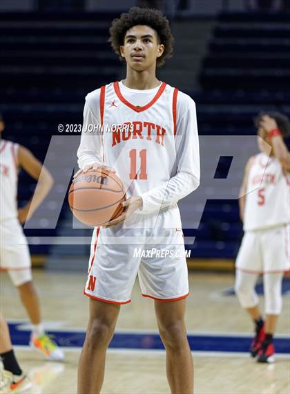 Thumbnail 1 in Michigan City vs. Fort Wayne North Side (PSM Holiday Shootout) photogallery.