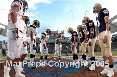 Thumbnail 1 in Dominguez vs Notre Dame (D3 Section Final) photogallery.