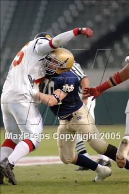 Thumbnail 2 in Dominguez vs Notre Dame (D3 Section Final) photogallery.