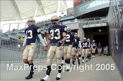 Thumbnail 1 in Dominguez vs Notre Dame (D3 Section Final) photogallery.
