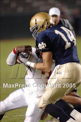 Thumbnail 3 in Dominguez vs Notre Dame (D3 Section Final) photogallery.