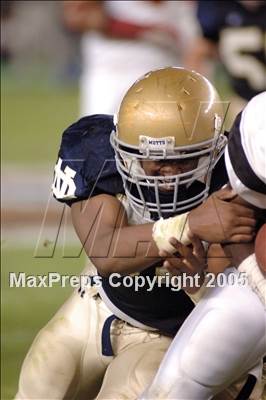 Thumbnail 3 in Dominguez vs Notre Dame (D3 Section Final) photogallery.