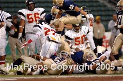 Thumbnail 1 in Dominguez vs Notre Dame (D3 Section Final) photogallery.