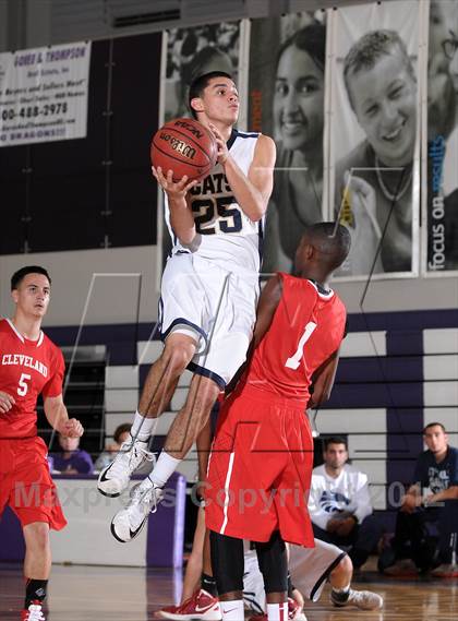 Thumbnail 3 in Cleveland vs. West Ranch (St. Hope Elite Hoops Classic) photogallery.