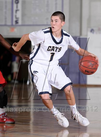 Thumbnail 1 in Cleveland vs. West Ranch (St. Hope Elite Hoops Classic) photogallery.