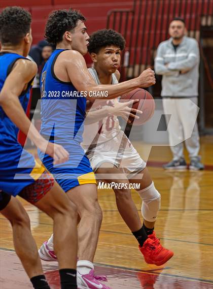 Thumbnail 2 in North vs. Bakersfield Christian (Russ Peterich Viking Tippoff Classic) photogallery.