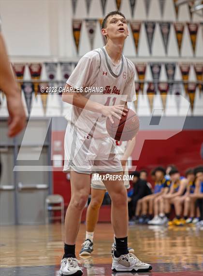 Thumbnail 2 in North vs. Bakersfield Christian (Russ Peterich Viking Tippoff Classic) photogallery.