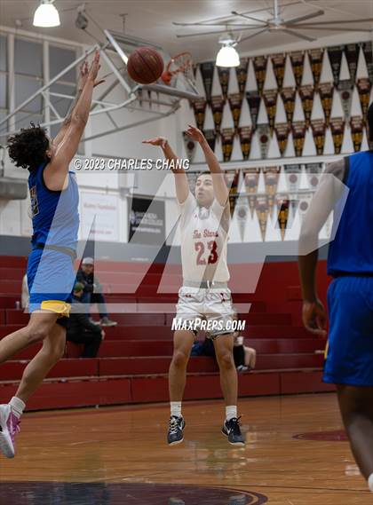 Thumbnail 1 in North vs. Bakersfield Christian (Russ Peterich Viking Tippoff Classic) photogallery.