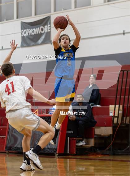 Thumbnail 3 in North vs. Bakersfield Christian (Russ Peterich Viking Tippoff Classic) photogallery.