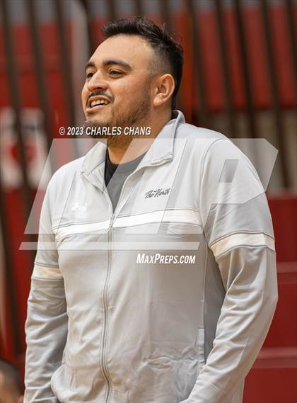 Thumbnail 2 in North vs. Bakersfield Christian (Russ Peterich Viking Tippoff Classic) photogallery.