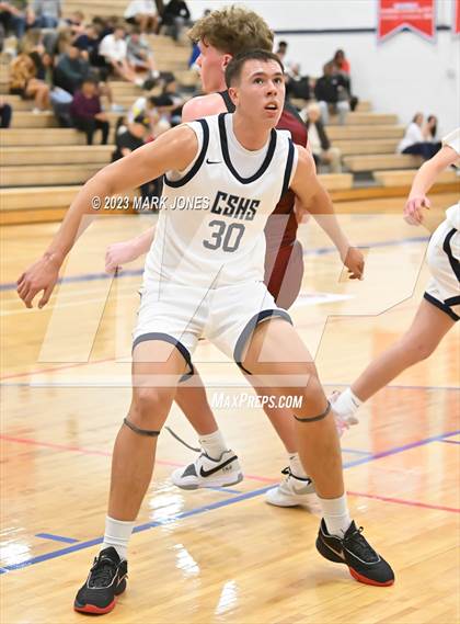 Thumbnail 1 in Cactus Shadows vs. Red Mountain (Moon Valley Beyond Basketball Thanksgiving Tournament) photogallery.