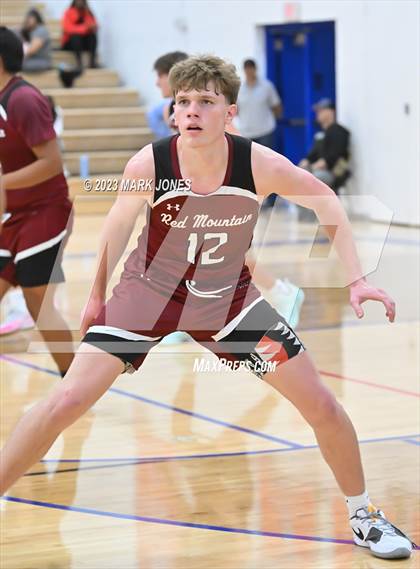 Thumbnail 3 in Cactus Shadows vs. Red Mountain (Moon Valley Beyond Basketball Thanksgiving Tournament) photogallery.