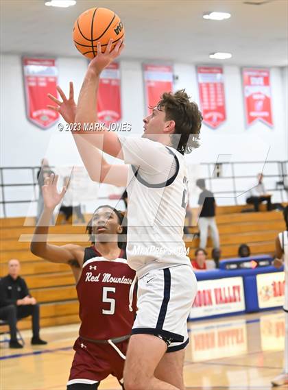 Thumbnail 2 in Cactus Shadows vs. Red Mountain (Moon Valley Beyond Basketball Thanksgiving Tournament) photogallery.