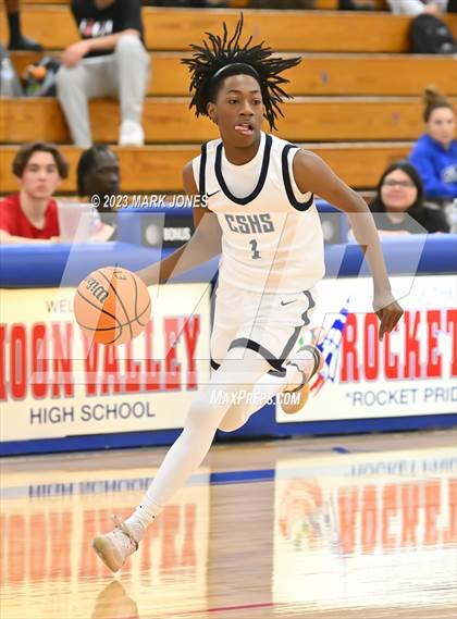 Thumbnail 3 in Cactus Shadows vs. Red Mountain (Moon Valley Beyond Basketball Thanksgiving Tournament) photogallery.