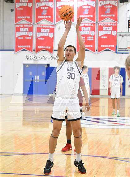 Thumbnail 1 in Cactus Shadows vs. Red Mountain (Moon Valley Beyond Basketball Thanksgiving Tournament) photogallery.