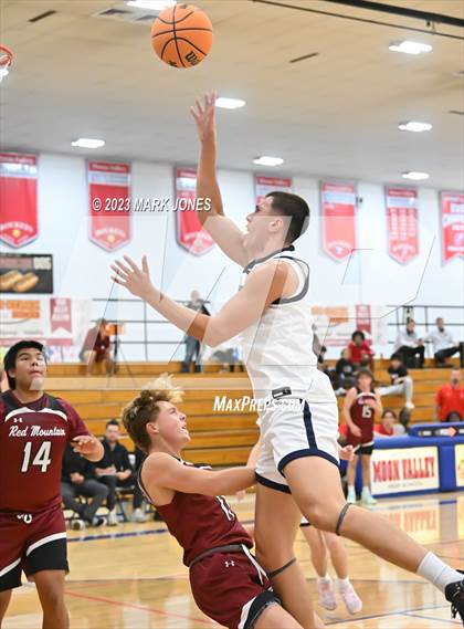 Thumbnail 3 in Cactus Shadows vs. Red Mountain (Moon Valley Beyond Basketball Thanksgiving Tournament) photogallery.