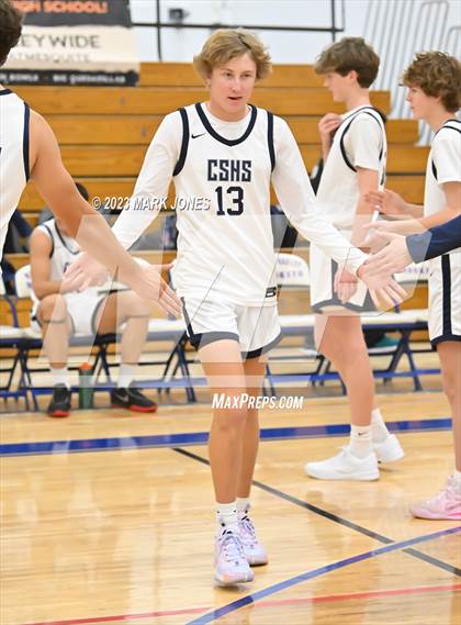 Thumbnail 3 in Cactus Shadows vs. Red Mountain (Moon Valley Beyond Basketball Thanksgiving Tournament) photogallery.