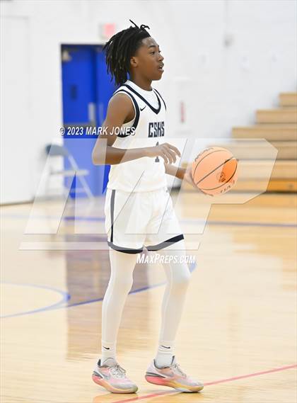Thumbnail 2 in Cactus Shadows vs. Red Mountain (Moon Valley Beyond Basketball Thanksgiving Tournament) photogallery.