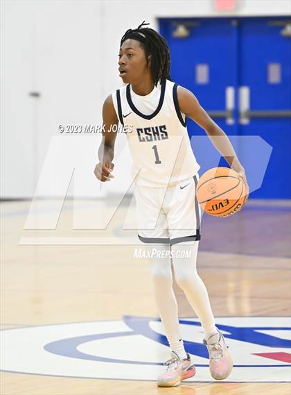 Thumbnail 1 in Cactus Shadows vs. Red Mountain (Moon Valley Beyond Basketball Thanksgiving Tournament) photogallery.
