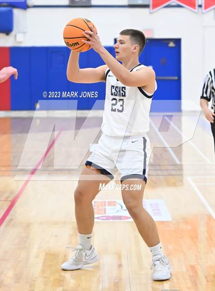 Thumbnail 1 in Cactus Shadows vs. Red Mountain (Moon Valley Beyond Basketball Thanksgiving Tournament) photogallery.