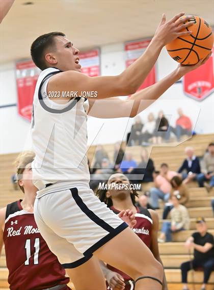 Thumbnail 1 in Cactus Shadows vs. Red Mountain (Moon Valley Beyond Basketball Thanksgiving Tournament) photogallery.