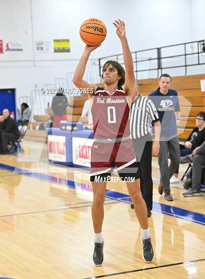 Thumbnail 3 in Cactus Shadows vs. Red Mountain (Moon Valley Beyond Basketball Thanksgiving Tournament) photogallery.