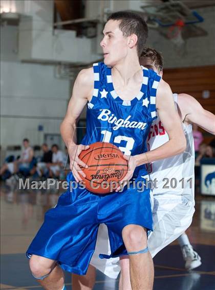Thumbnail 3 in Bingham vs Canyon Crest Academy (Torrey Pines Holiday Classic) photogallery.