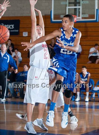 Thumbnail 1 in Bingham vs Canyon Crest Academy (Torrey Pines Holiday Classic) photogallery.