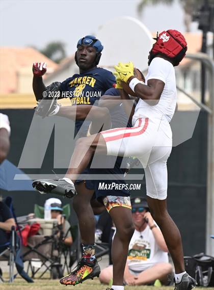 Thumbnail 1 in Mater Dei vs. Warren (Battle At The Beach) photogallery.