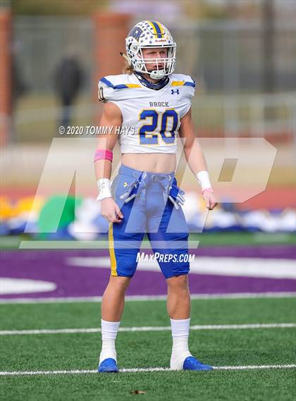 Thumbnail 1 in Brock vs Jim Ned (UIL Class 3A Region Semi-Final) photogallery.