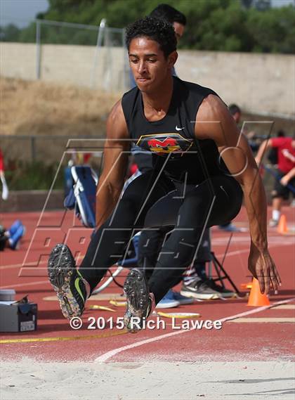 Thumbnail 2 in Orange County Track & Field Championships (Boys Long Jump) photogallery.
