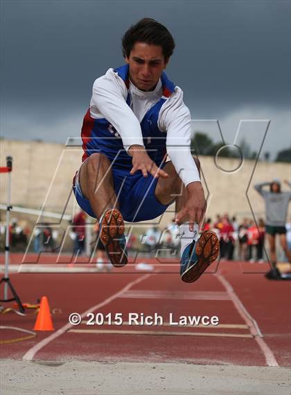 Thumbnail 2 in Orange County Track & Field Championships (Boys Long Jump) photogallery.