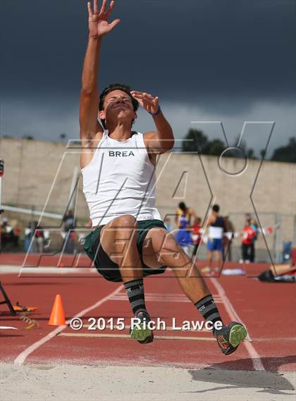 Thumbnail 3 in Orange County Track & Field Championships (Boys Long Jump) photogallery.