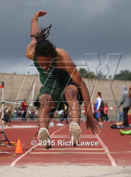 Thumbnail 3 in Orange County Track & Field Championships (Boys Long Jump) photogallery.