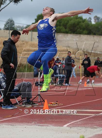 Thumbnail 2 in Orange County Track & Field Championships (Boys Long Jump) photogallery.