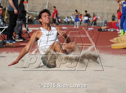 Thumbnail 1 in Orange County Track & Field Championships (Boys Long Jump) photogallery.